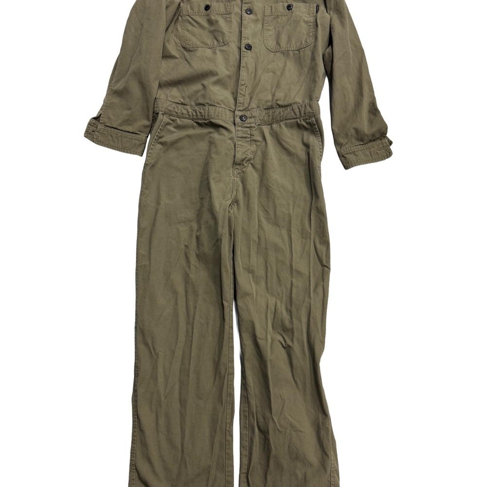 Carhartt Olive Green Utility Jumpsuit Size Small